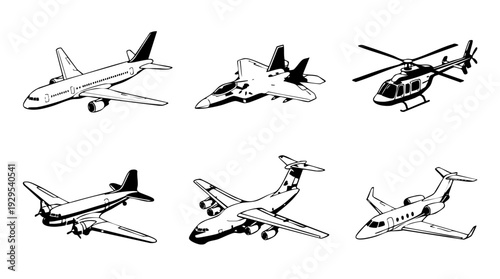 High-quality airplane illustration. Perfect for travel agency flyers, vacation banners, aviation logos, and holiday booking website backgrounds.