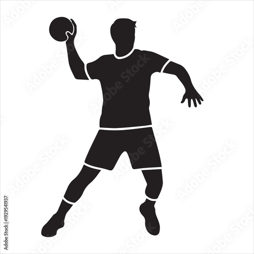 silhouette of a man exercising with dumbbells