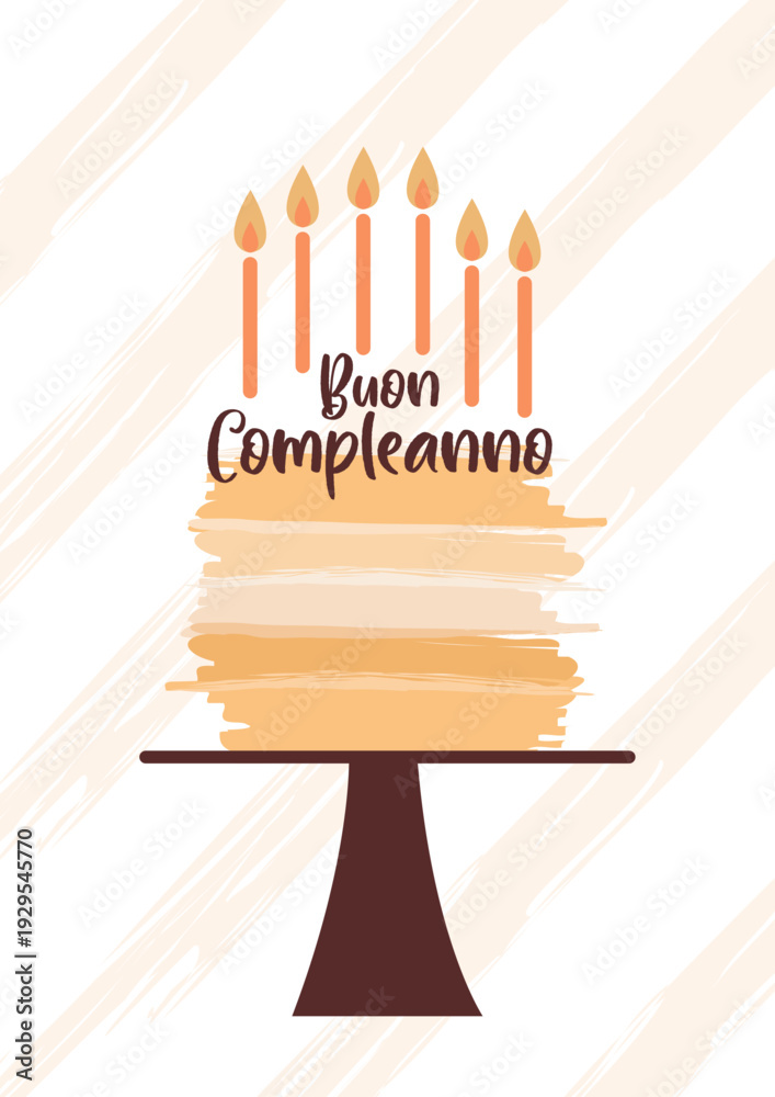 Obraz premium Buon compleanno