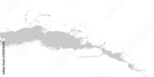 Minimalist world map silhouette with organic watercolor texture on white background, global concept vector illustration