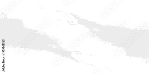 Minimalist Grey Pacific Centered World Map Silhouette on White Background. soft grey textures, subtle distressed brush strokes, and a grainy weathered paper