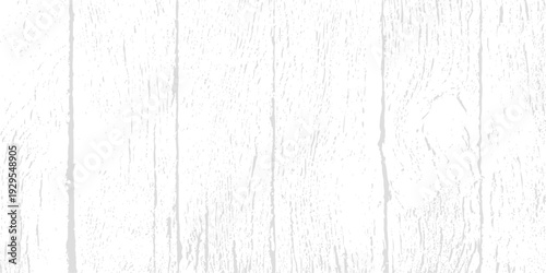 A vintage white painted wood background features a rough grunge texture with aged grey cement patterns on a blank weathered surface