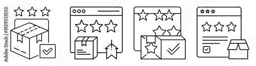 Online product review rating system for goods shipping and quality control