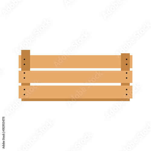 vector set of wooden boards isolated on white