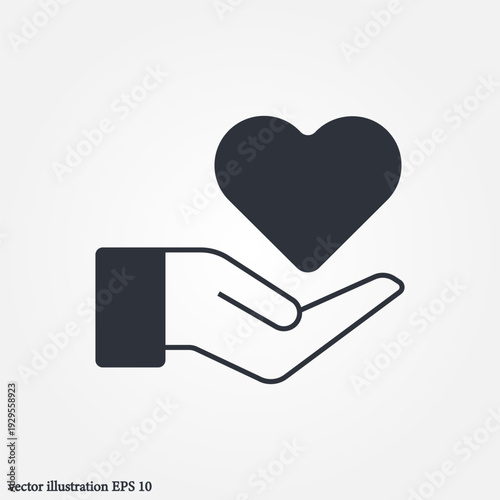 give love icon symbol illustration vector eps10 logo template design pattern seamless bright minimal design flat design realistic style simple design modern design