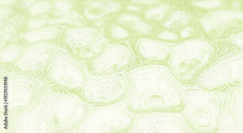 abstract green background with circles
