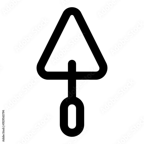 trowel outline icon