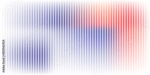 Abstract vertical blue light bar pattern background with glowing cyan center, creating a vibrant digital sound wave or equalizer effect, isolated on