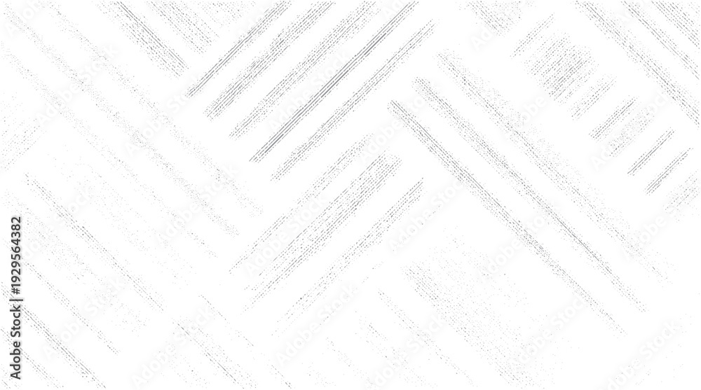 Fototapeta premium Abstract gray textured lines and dots pattern on white background