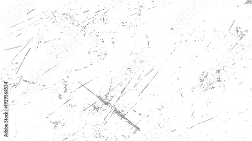 Gray distressed texture with scratches and speckles on a white background grunge