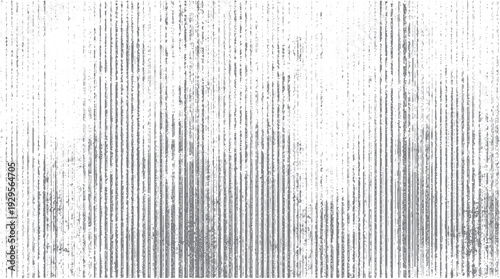 Gray vertical distressed lines and dots texture on a white background grunge