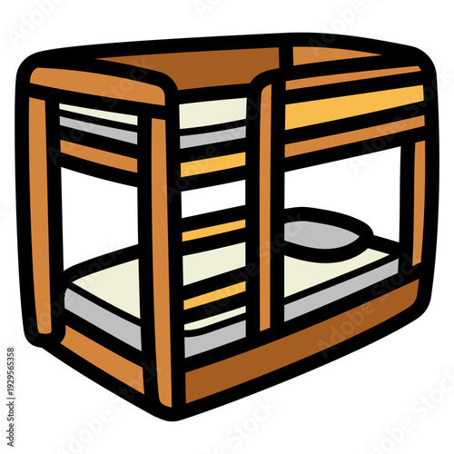 bunk bed illustration