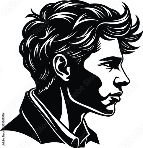 Vintage Businessman Silhouette with Briefcase and Bowler Hat - Retro Professional Vector Illustration