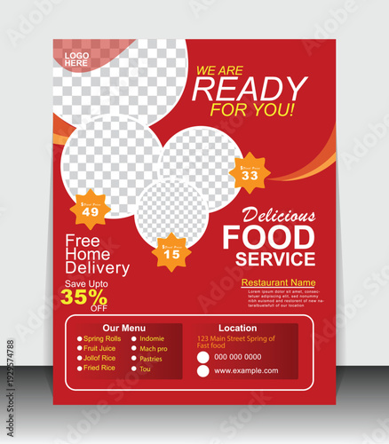 Delicious Food Service With Free Home Delivery