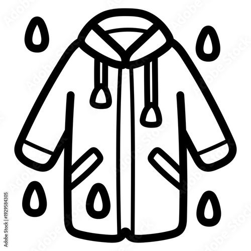 raincoat illustration
