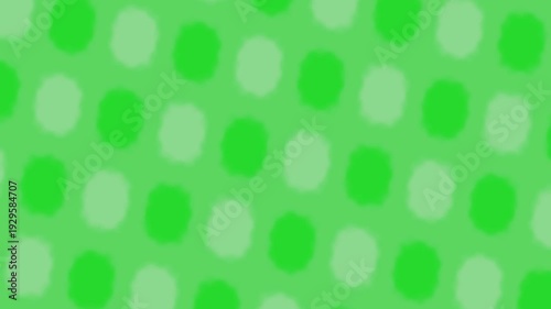 Green Polka Dot Pattern Background.