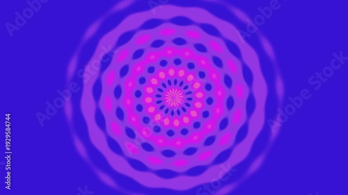Hypnotic Geometric Mandala Pattern Animation.