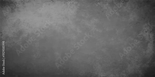 Aged grunge metal and paper texture with a dark vintage feel featuring black and white chalk patterns on a rough grey concrete wall surface backdrop