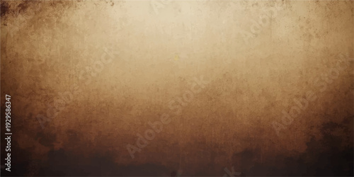 Worn vintage parchment with a stained brown grunge texture creates an aged antique paper background perfect for a retro blank page design