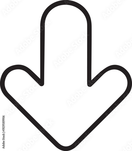Download arrow vector icon