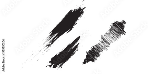 Vector Print Textured Tire Track . Design Element .Bike thread silhouette