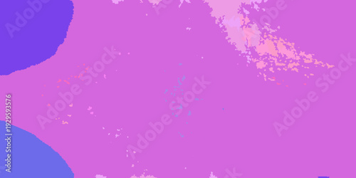 Abstract pink and purple color field with scattered lighter shapes