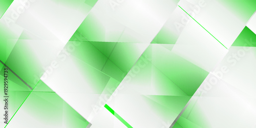 Minimal geometric white light background gren trend abstract design
