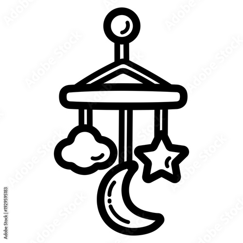 baby mobile illustration