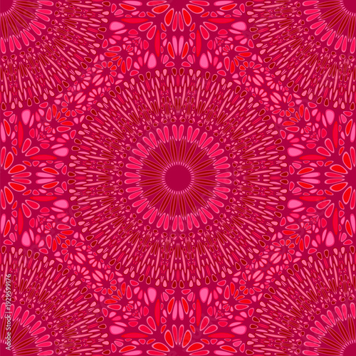 Boho geometric flower mandala pattern background