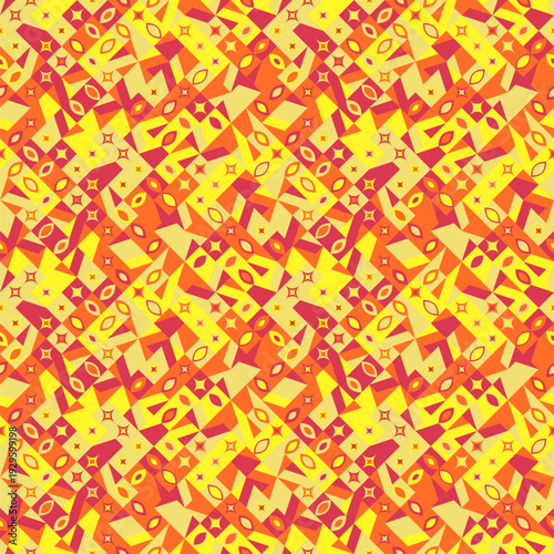 Abstract colored geometrical pattern background - colorful vector design