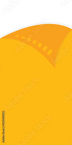 Wallpaper Mural Vintage orange roll film background. Movie banner templates Torontodigital.ca