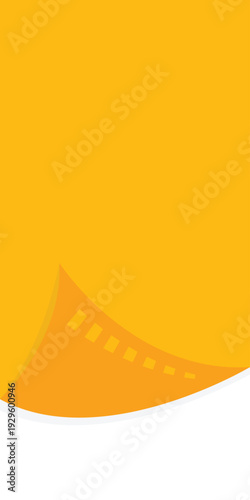 Wallpaper Mural Vintage orange roll film background. Movie banner templates Torontodigital.ca