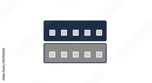 Server Racks with Multiple Hard Drives.