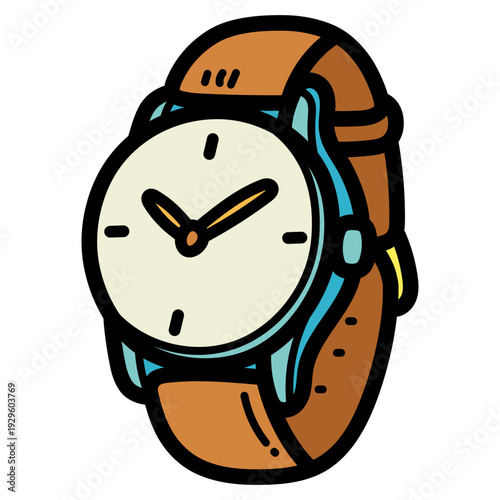 wristwatch illustration