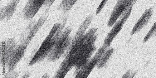 Abstract monochrome background with diagonal, blurred dark strokes and a fine grainy texture creating a sense of motion and abstract visual art