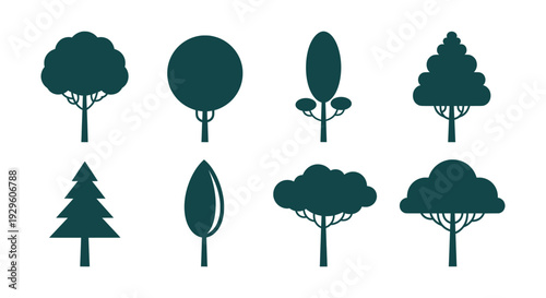 Summer Beach Tropical Paradise Icons Palm Tree Starfish Sun Seashell Ocean Waves Vector