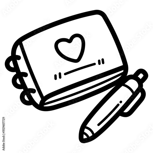 guests book illustration