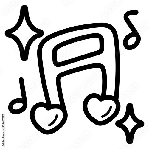 romantic song illustration