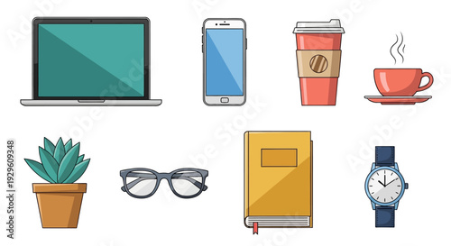 Assorted Office and Personal Items Collection.