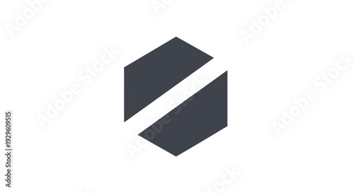 Geometric shapes in gray colors.