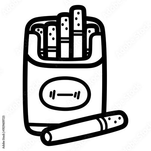 cigarette illustration