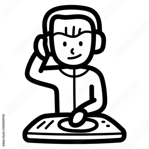 DJ illustration