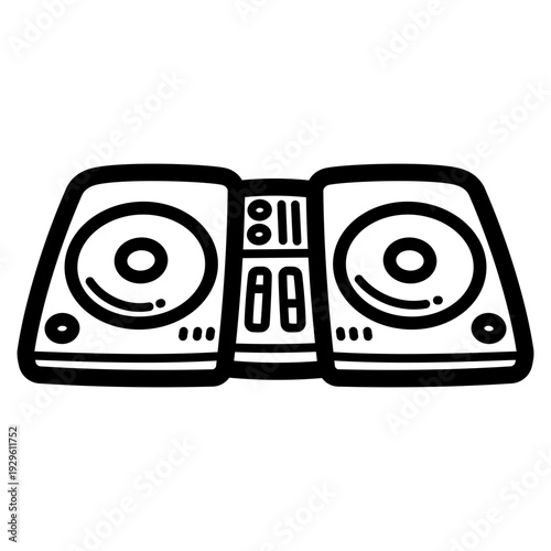 turntable illustration
