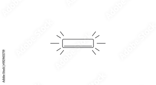 Simple line drawing of a light bulb.