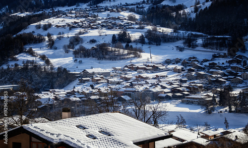 Paisaje nevado, verbier