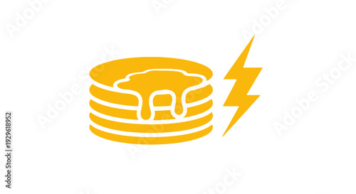 Battery Icon with Lightning Bolt.