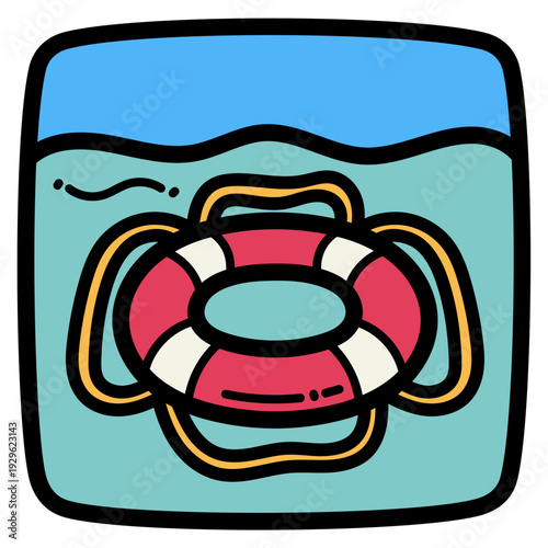 life saver illustration