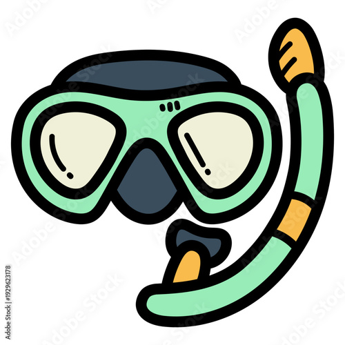 snorkel illustration
