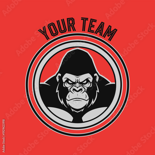 Gorilla Logo Design for Team Branding.
