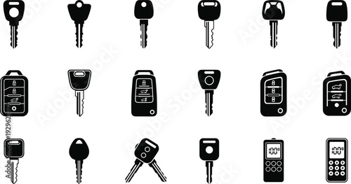 Professional medical worker vector set with black and white silhouettes of doctors and nurses for healthcare and hospital service design